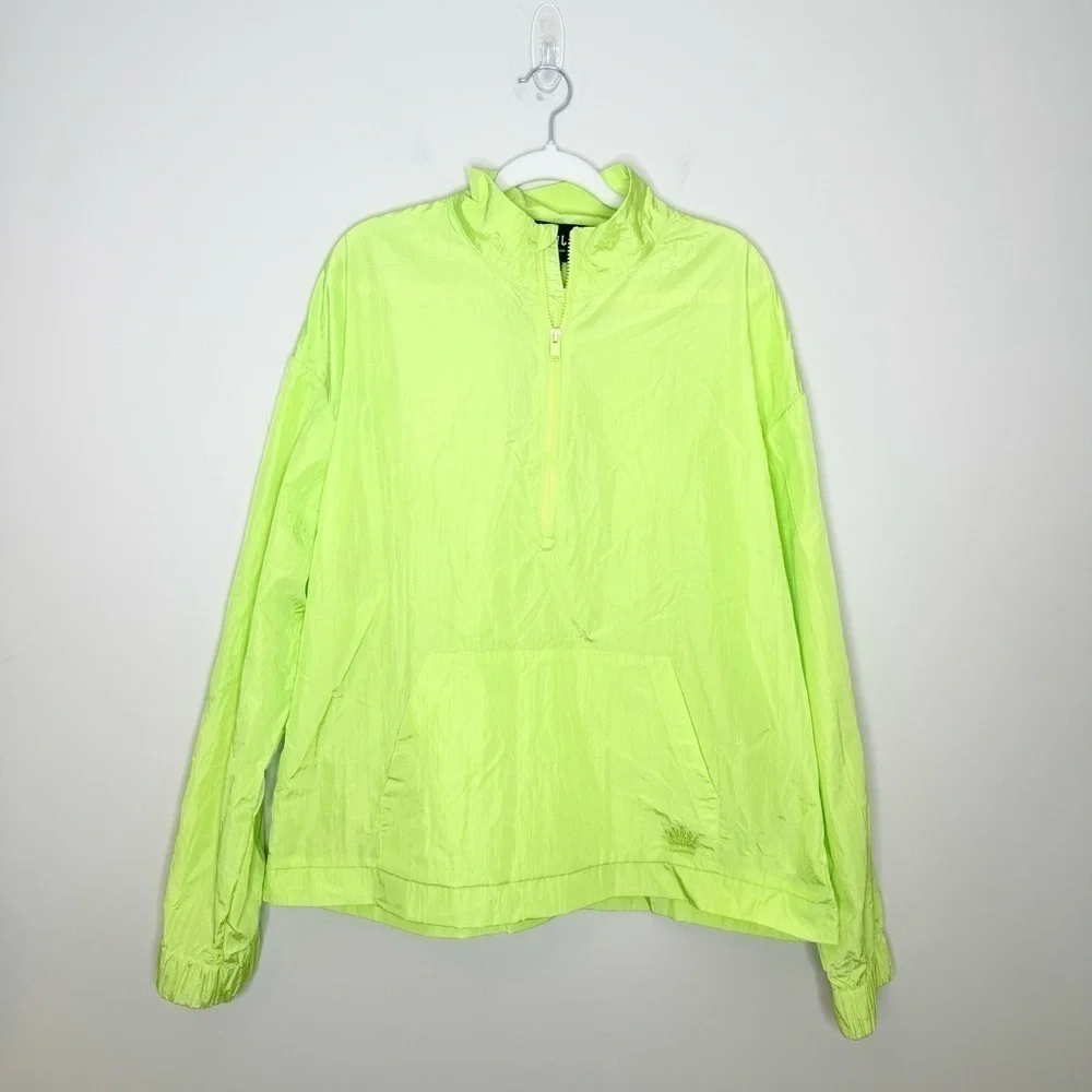 NWT ROYALTY Maluma Men's Half Zip Pullover Windbreaker Mojito Medium
